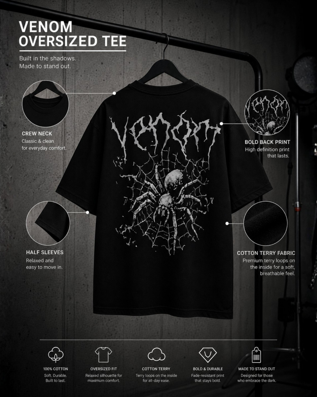 Venom oversized t shirt