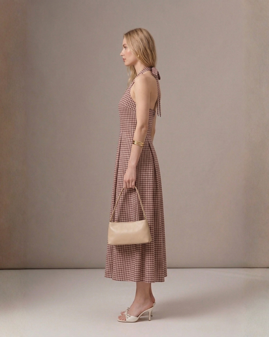 Gingham Veranda maxi Dress