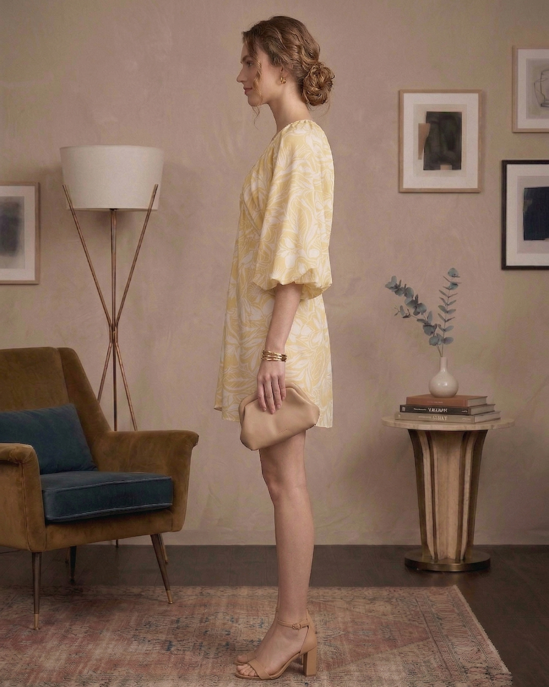 Tranquil Tulle mini dress