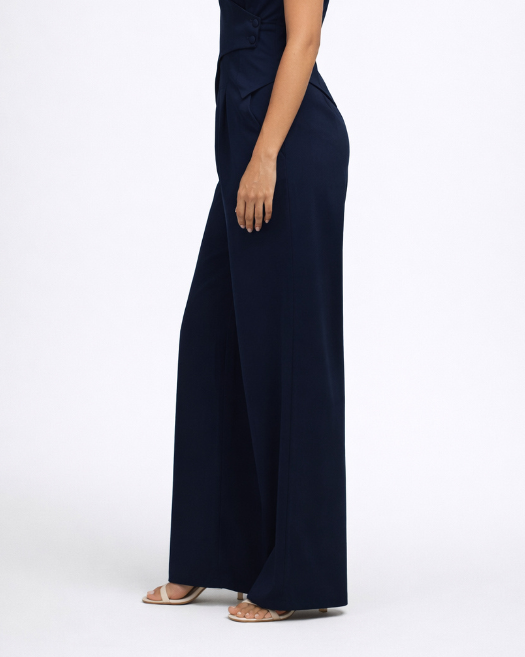 Elevated pleated pants