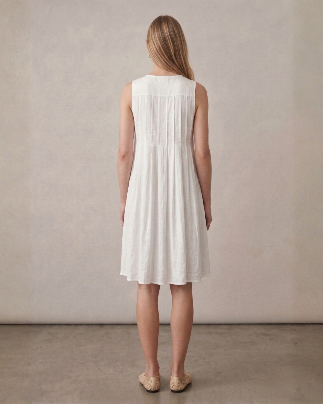 Origami A-Line Dress