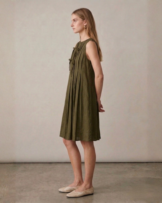 Origami A-Line Dress