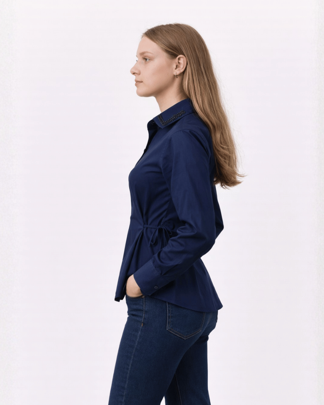 Midnight Broidery Shirt