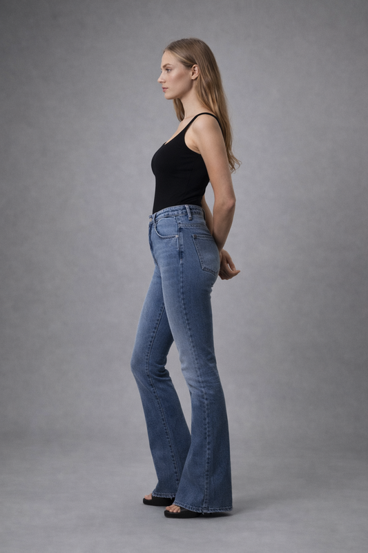 BLUEWAVE FLARE DENIM JEANS