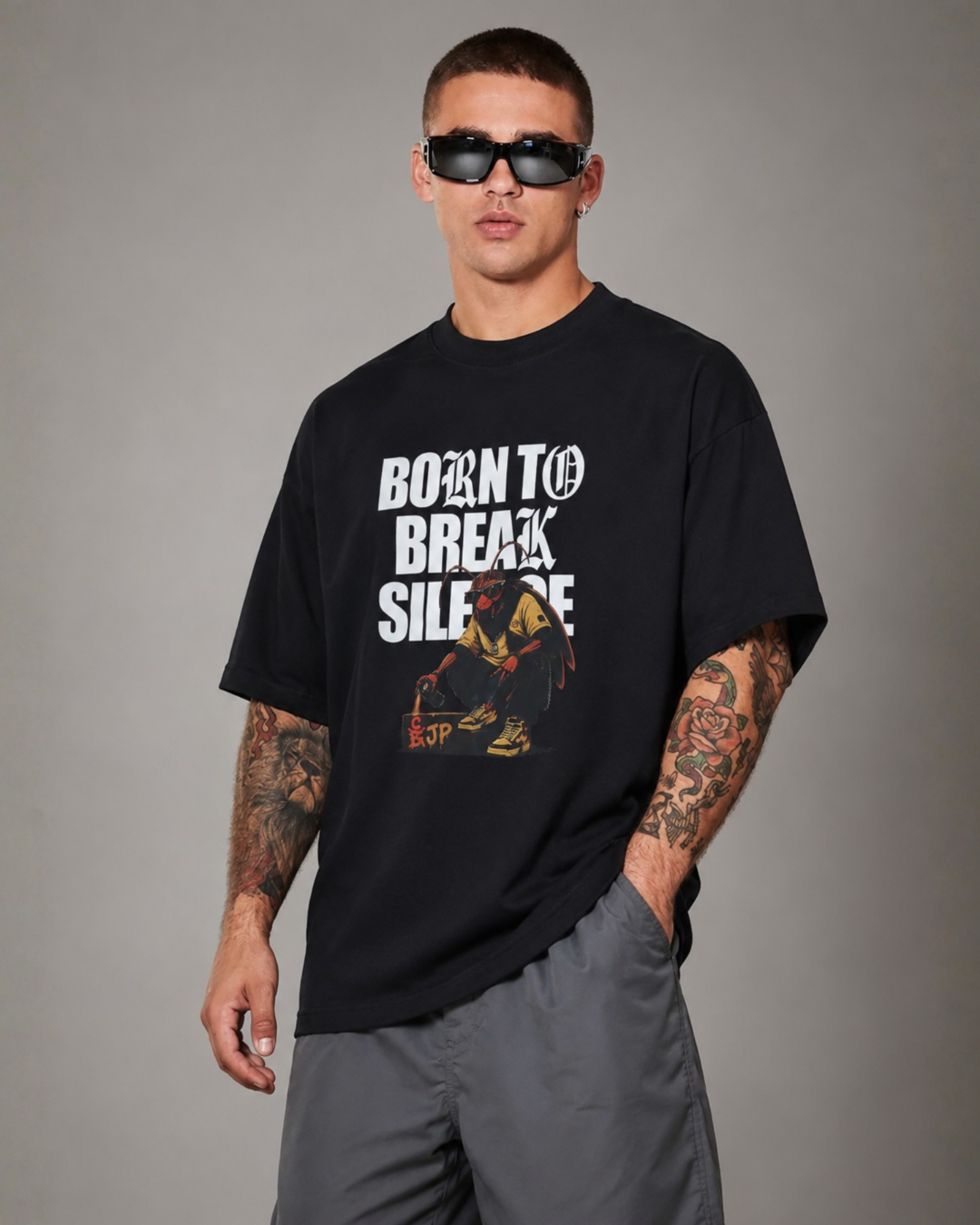 Born To Break Silence Oversized Tee