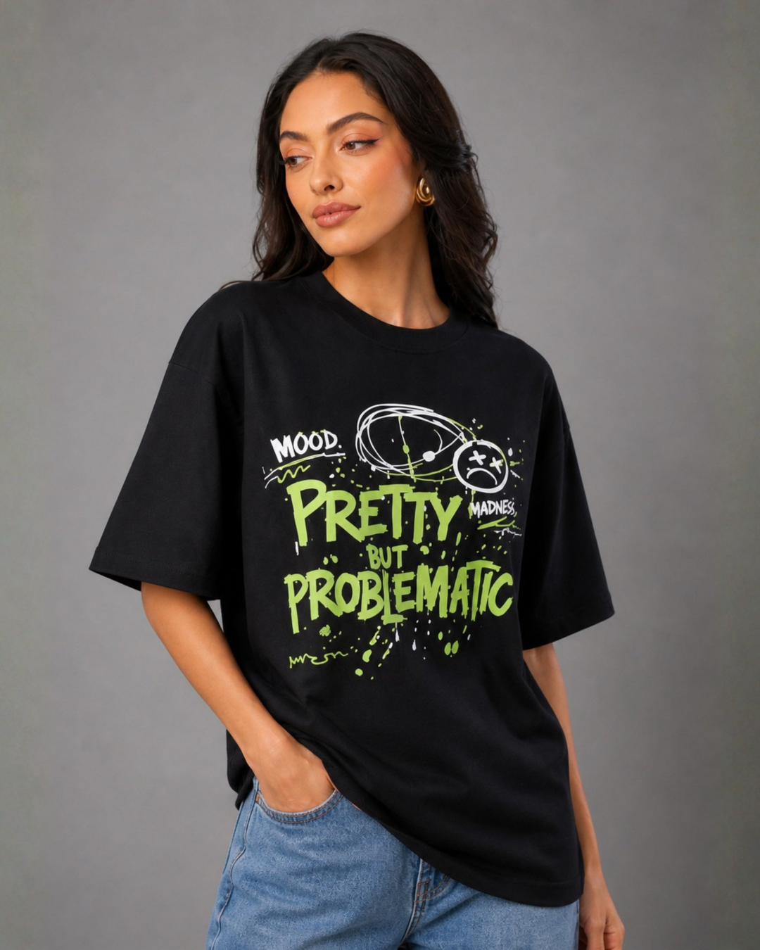 Scribble oversized Tee
