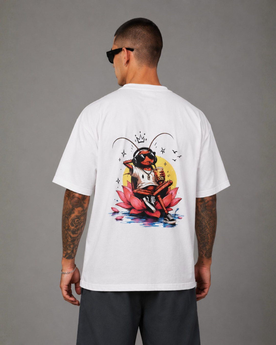 Lotus Roach Oversized Tee