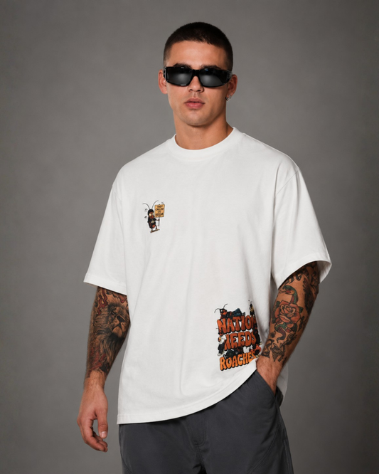 Nation Needs Roaches Oversized Tee