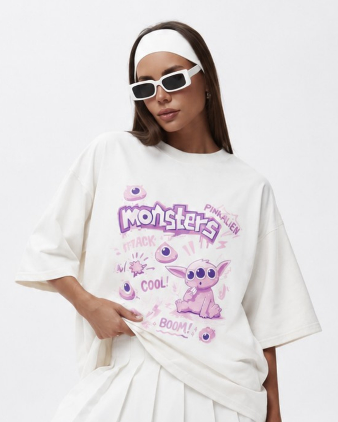 Monster Pop Oversized Tee