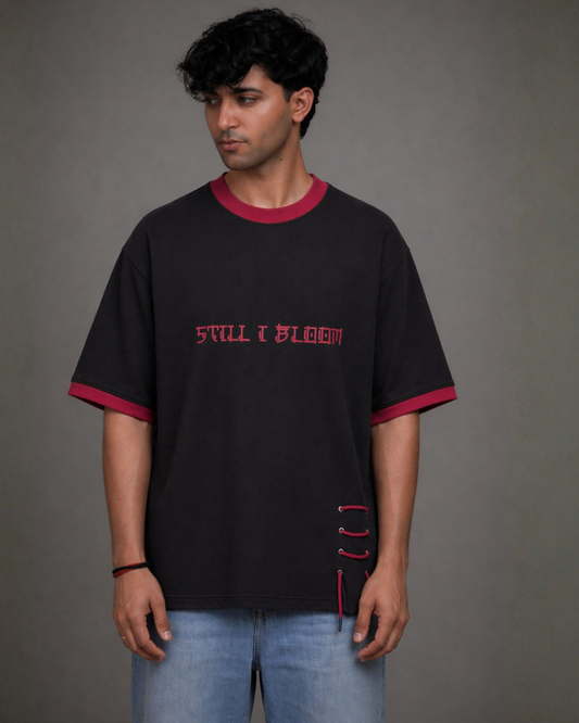 Dark Blossom Oversized Tshirt