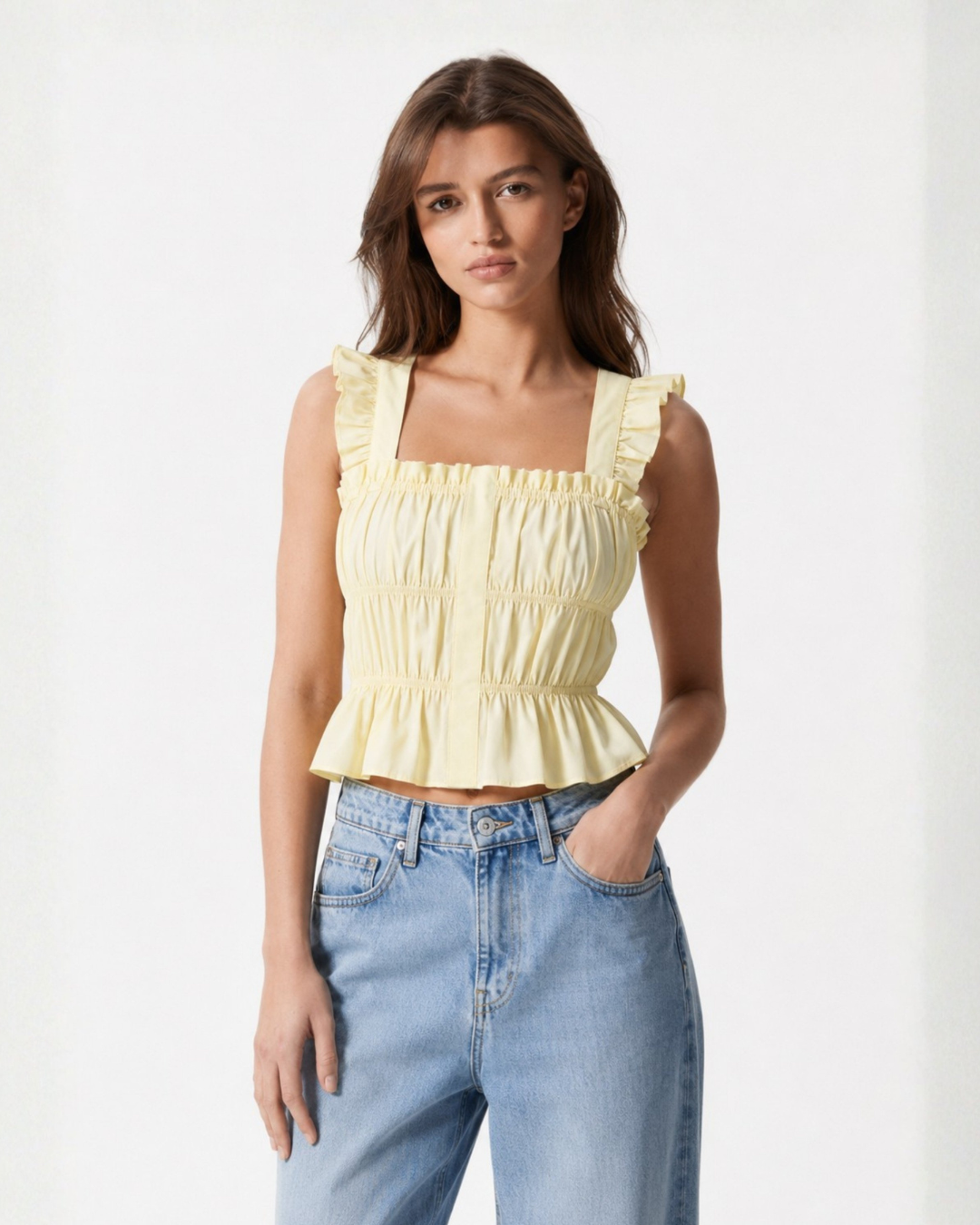 Butteryellow muse top