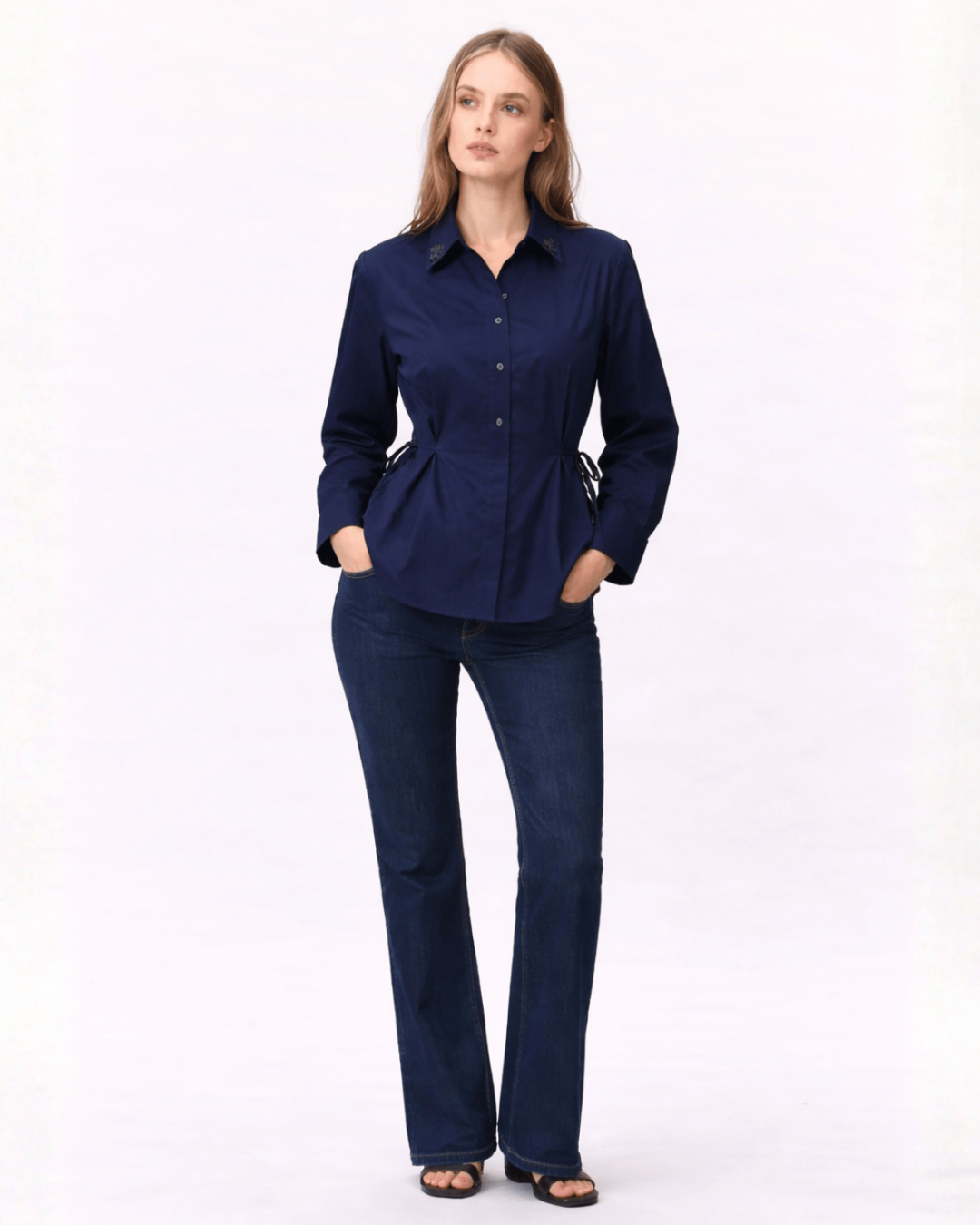 Midnight Broidery Shirt