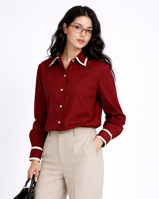 Classic Shirt with lace