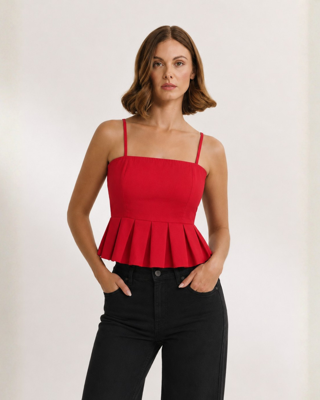 Ruby peplum top