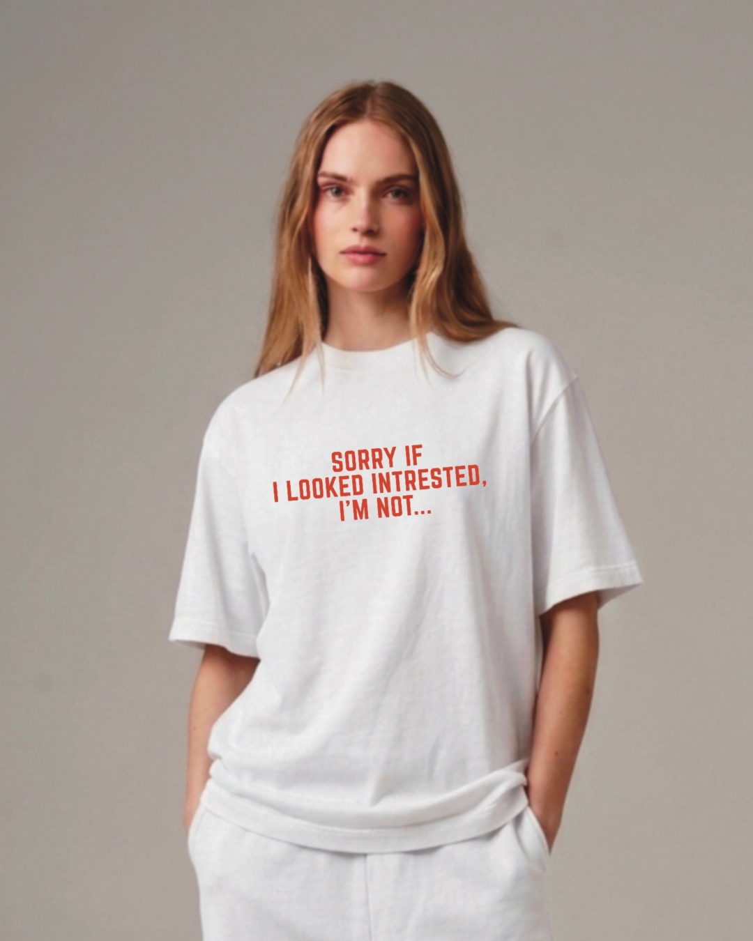 I'M NOT OVERSIZED TEE