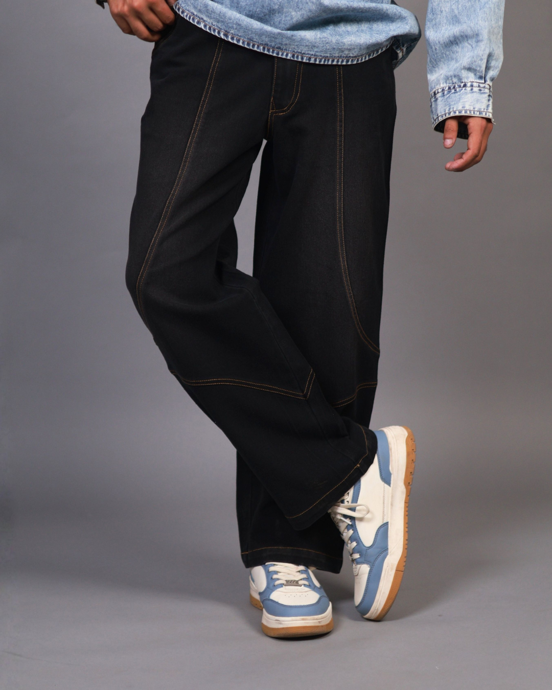 pannelled Baggy Pants