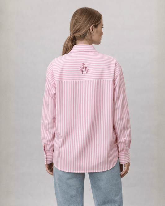 Flamingo Stripe Shirt