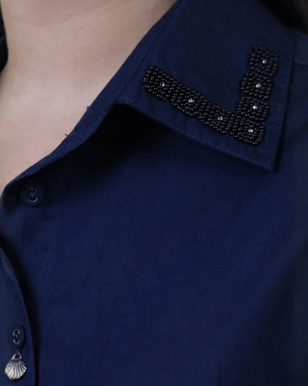 Midnight Broidery Shirt