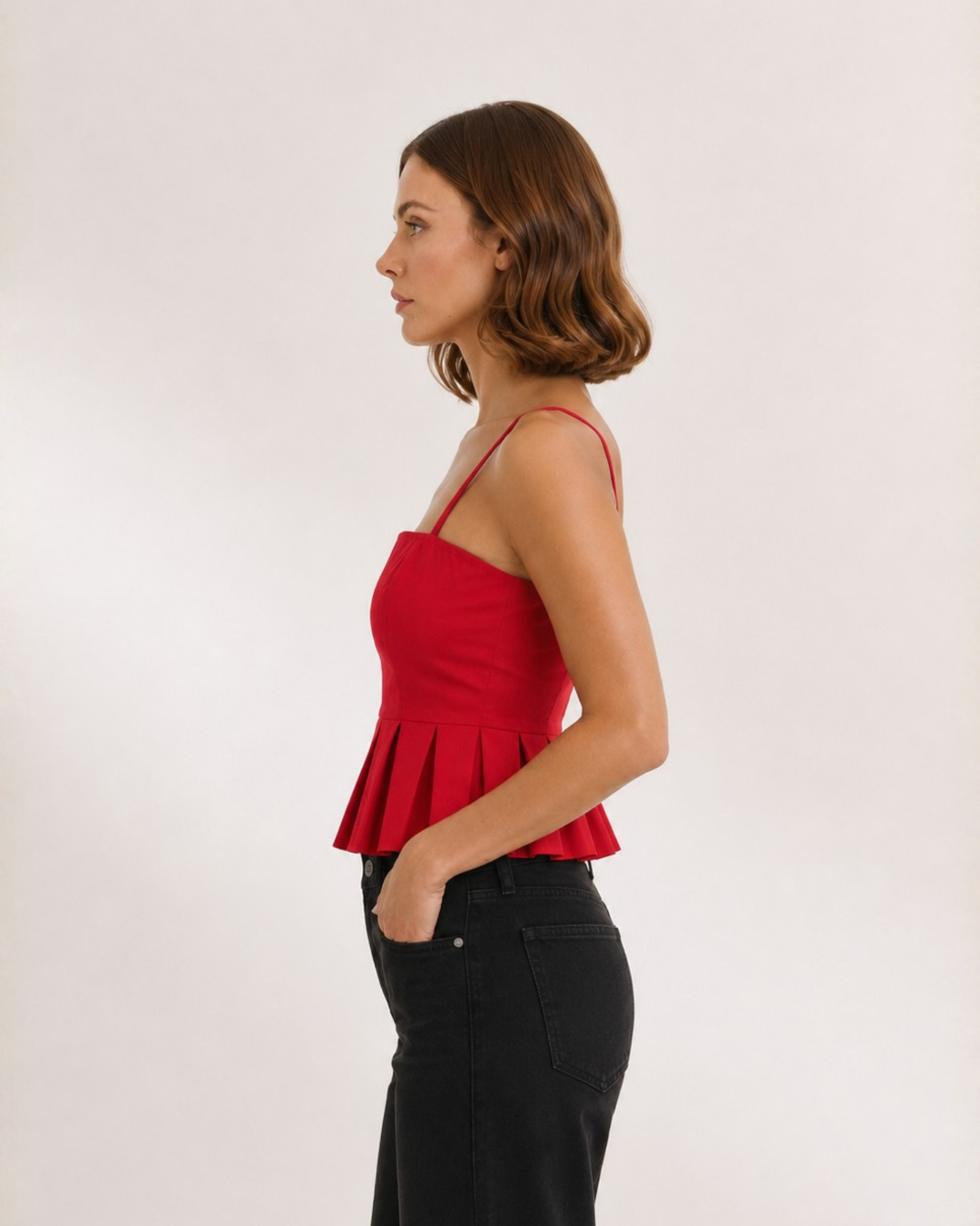 Ruby peplum top