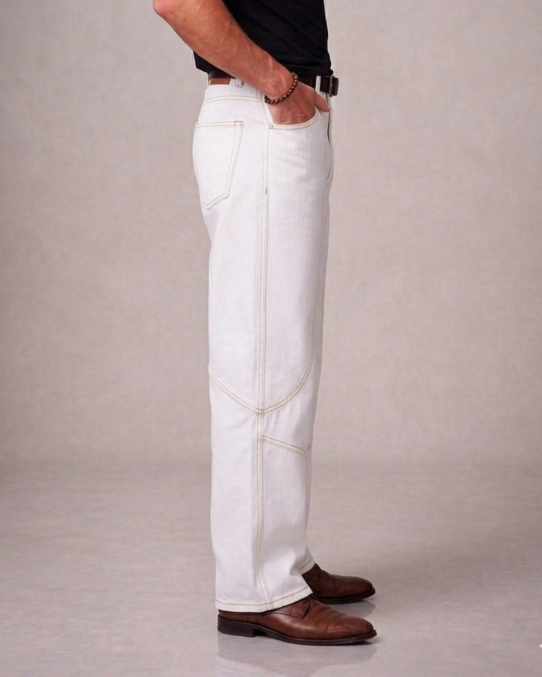 Pannelled Baggy Pants