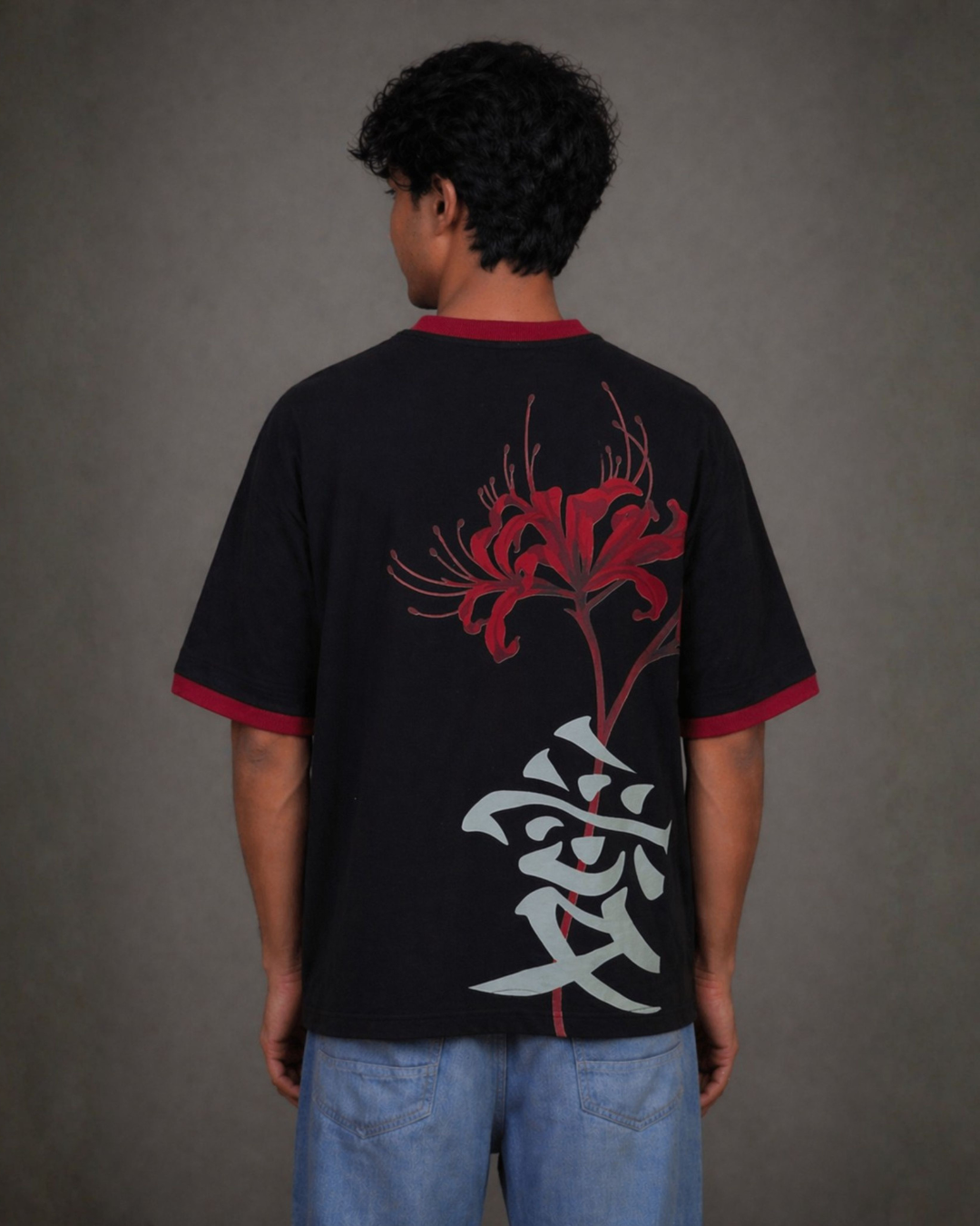 Dark Blossom Oversized Tshirt