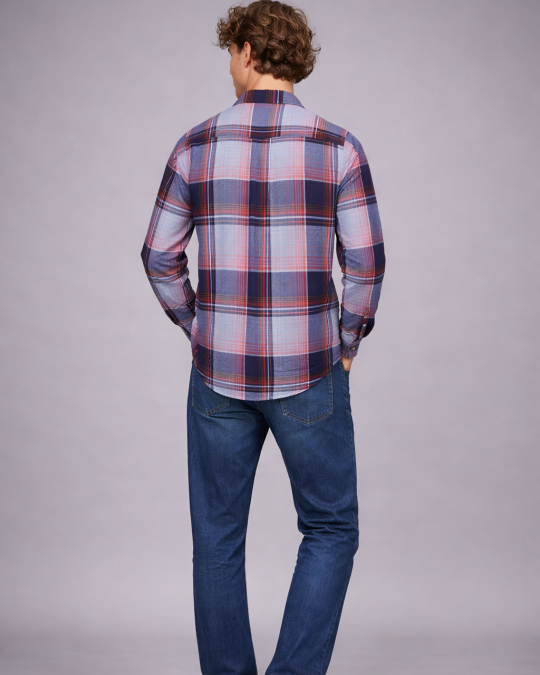 Refined Plaid Shirt