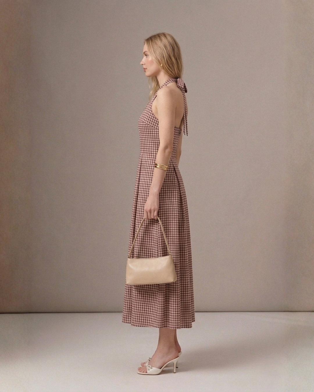Gingham Veranda maxi Dress