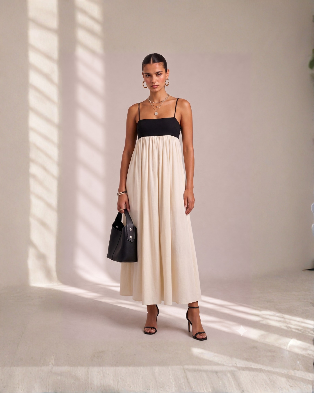 Dualist Panel Slip Dress