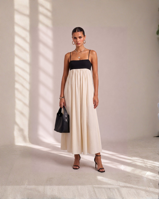 Dualist Panel Slip Dress