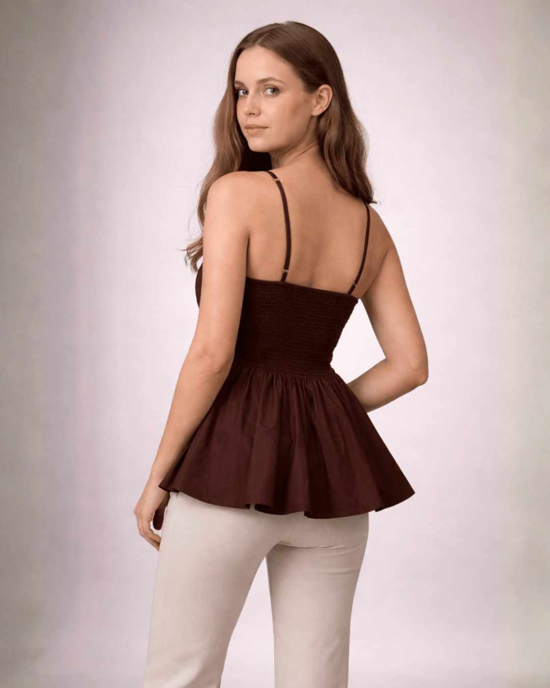 Corset Peplum Top