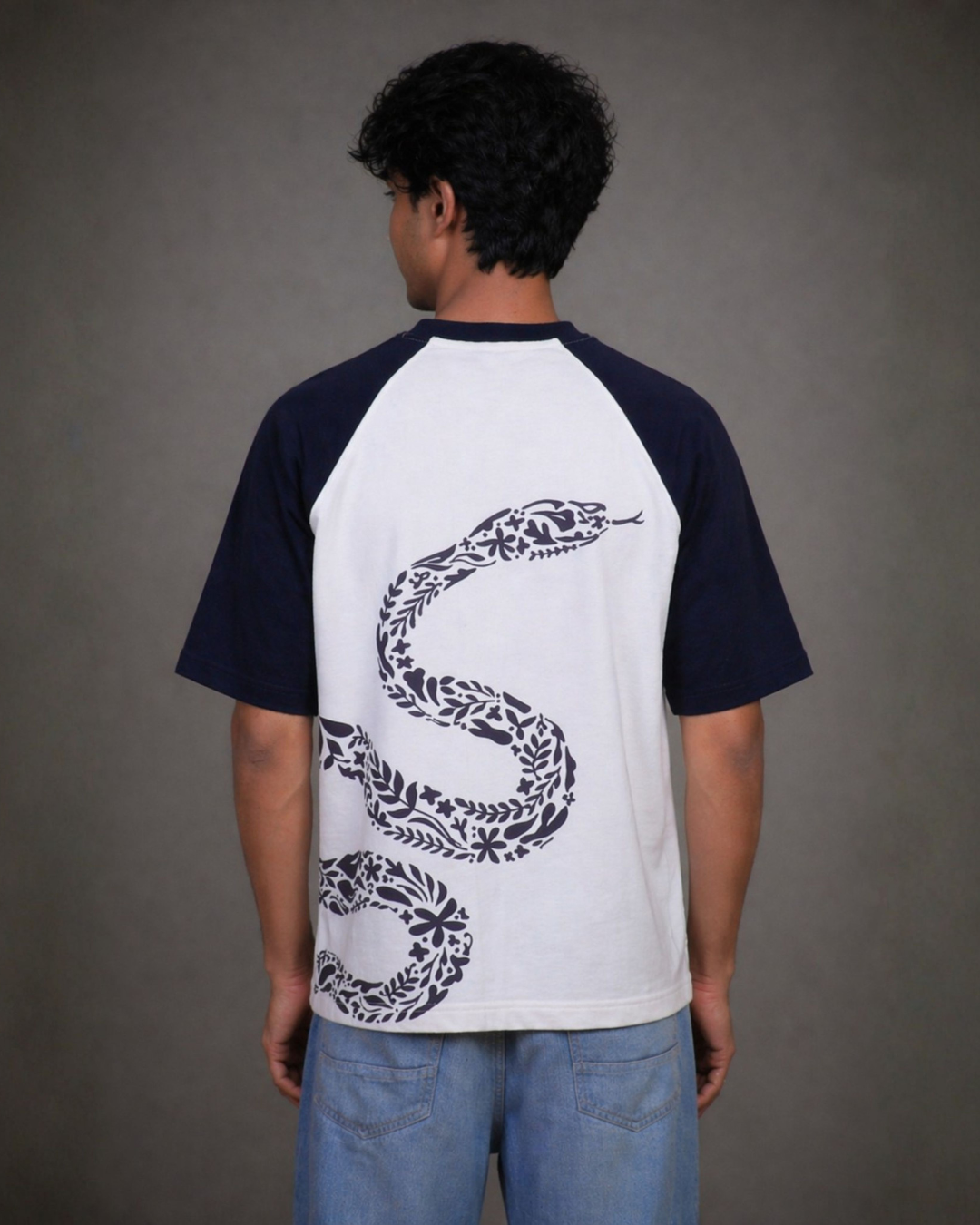 Serpent Oversized Raglan T-Shirt
