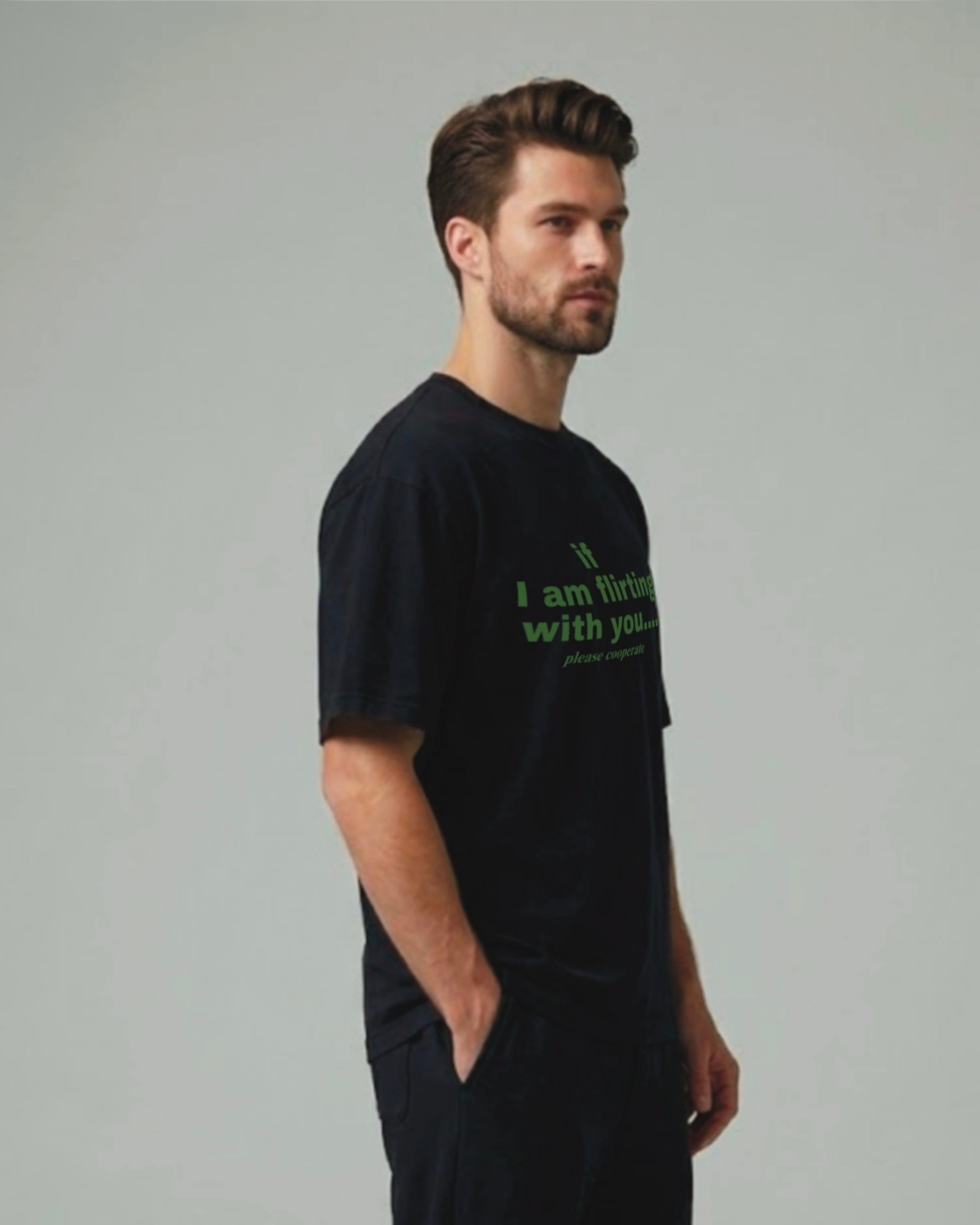 Flirting With You Oversized Tee