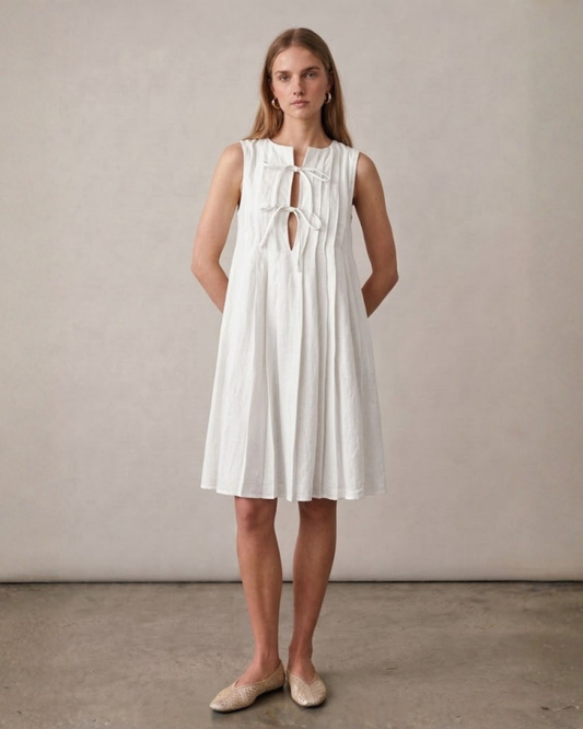 Origami A-Line Dress