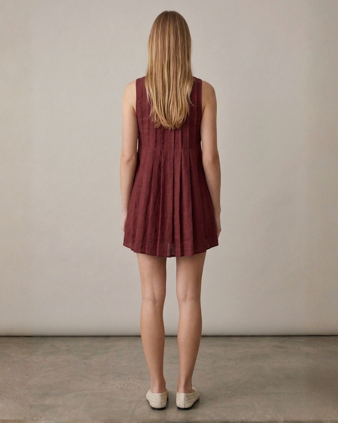 Origami A-Line Dress