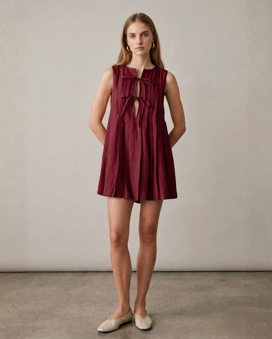 Origami A-Line Dress