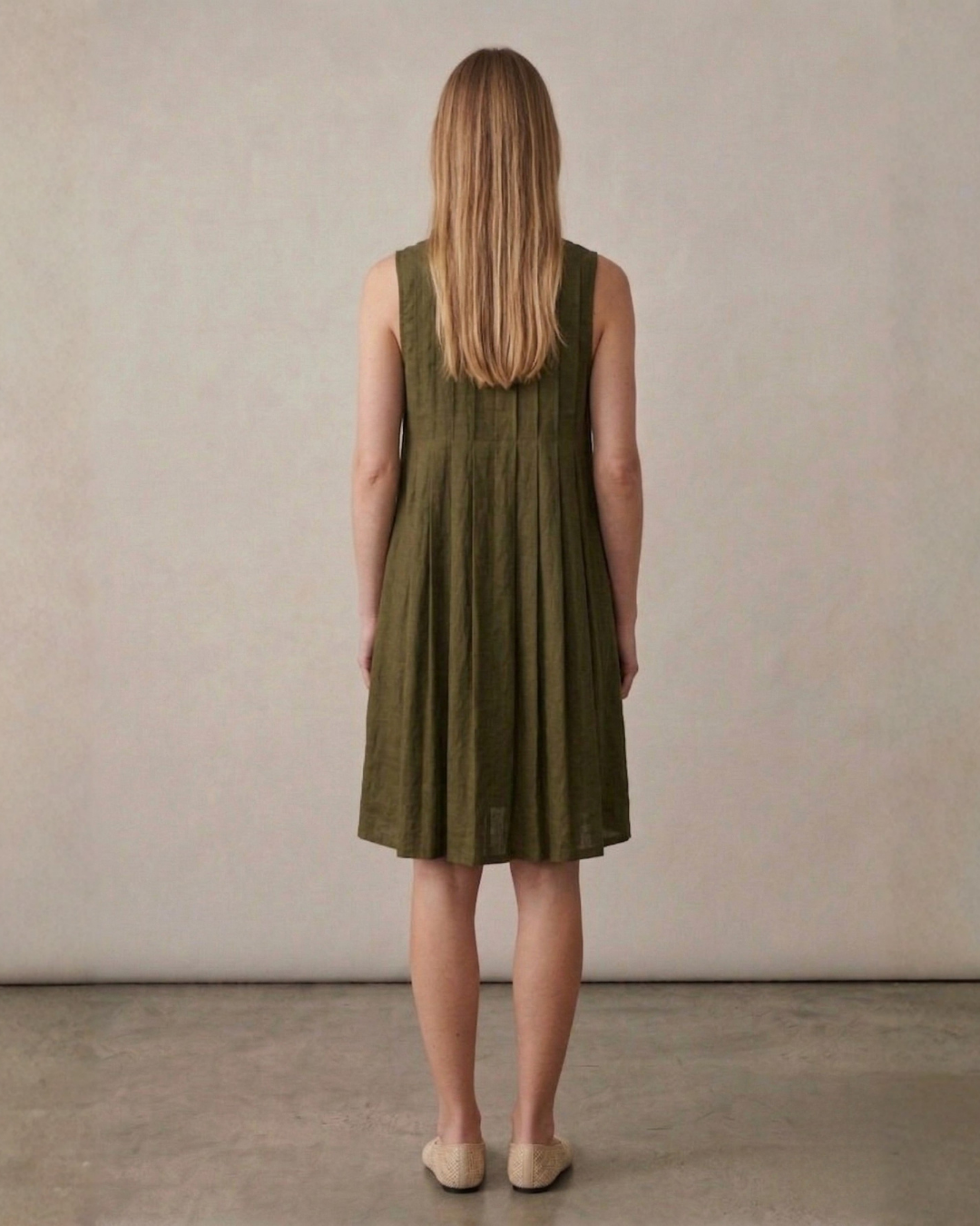 Origami A-Line Dress