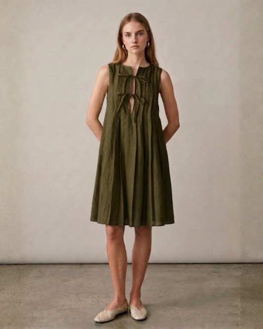 Origami A-Line Dress