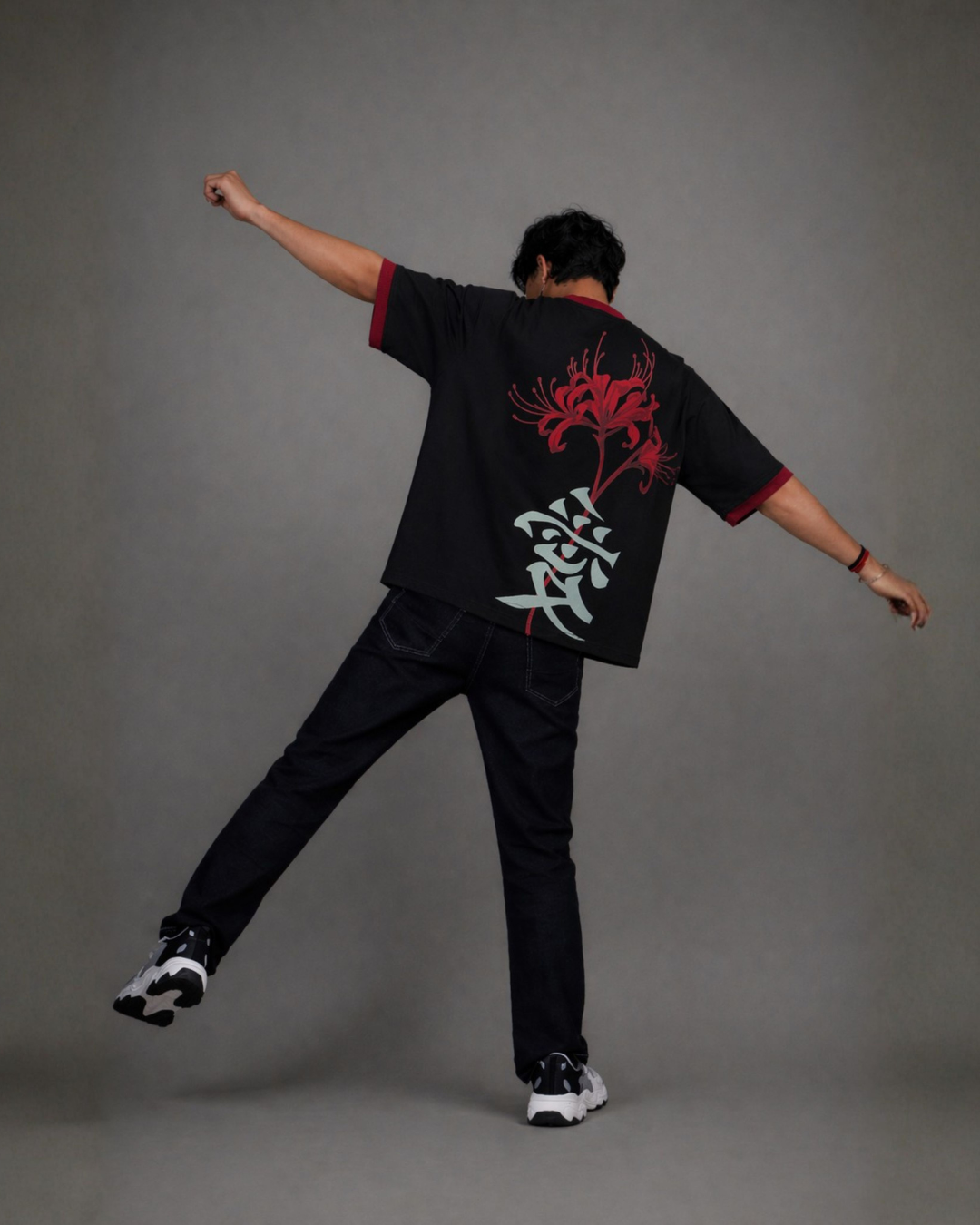 Dark Blossom Oversized Tshirt