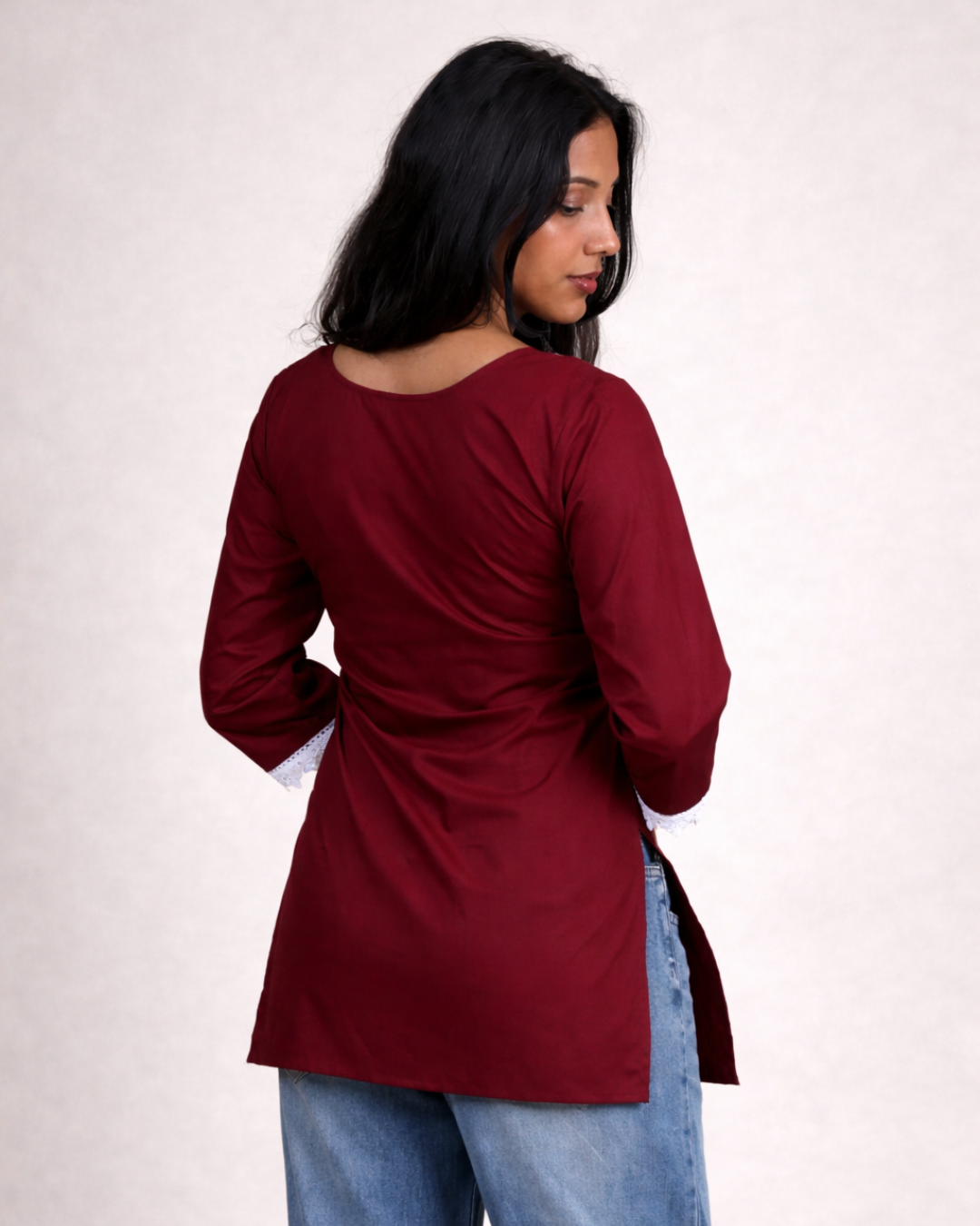Floral Thread Kurti