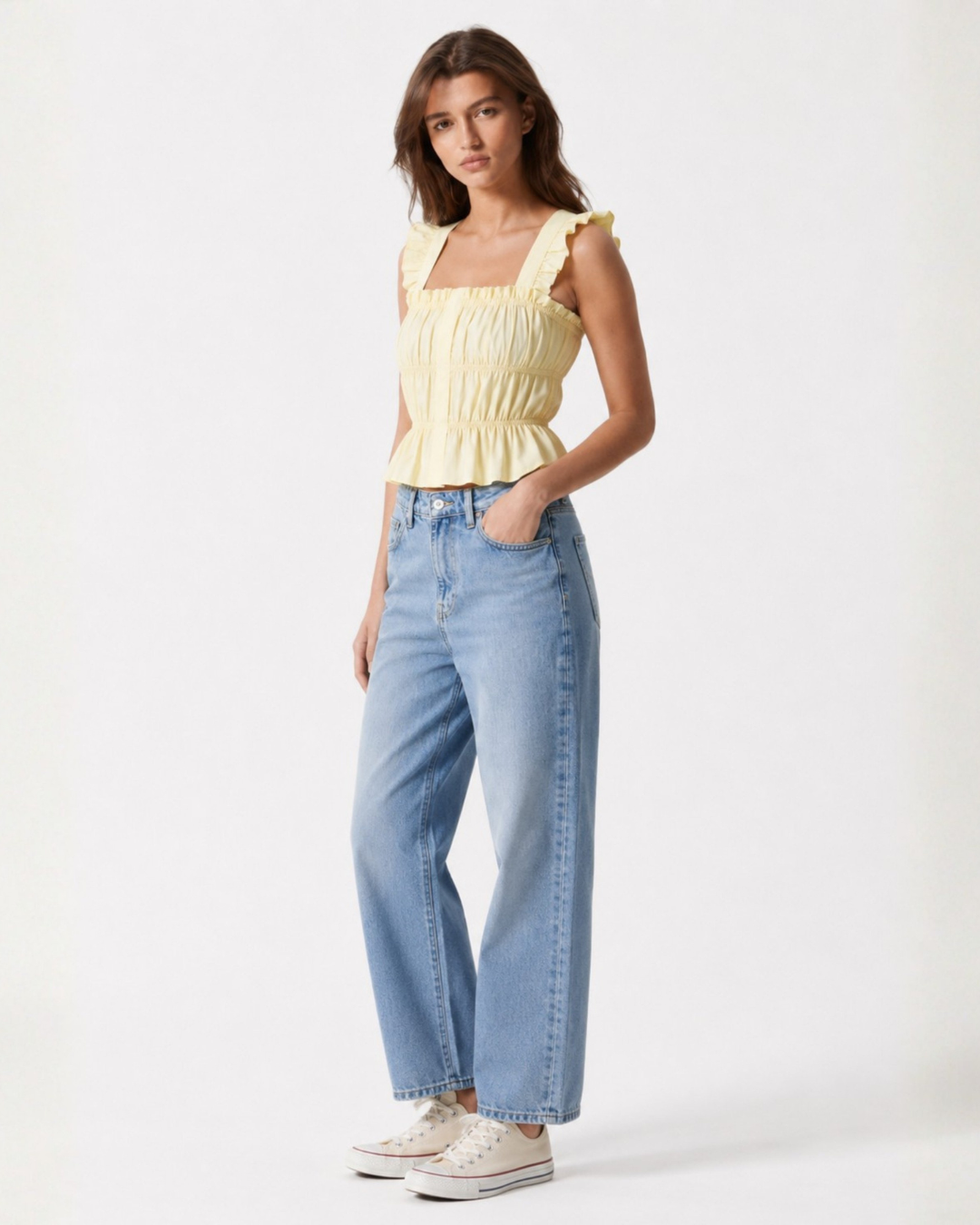 Butteryellow muse top