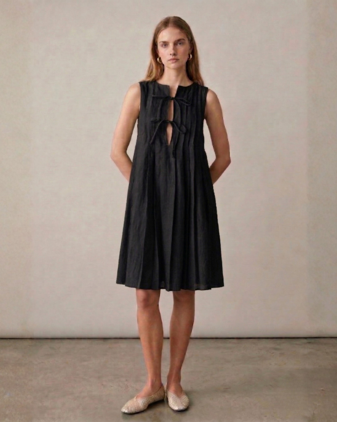 Origami A-Line Dress