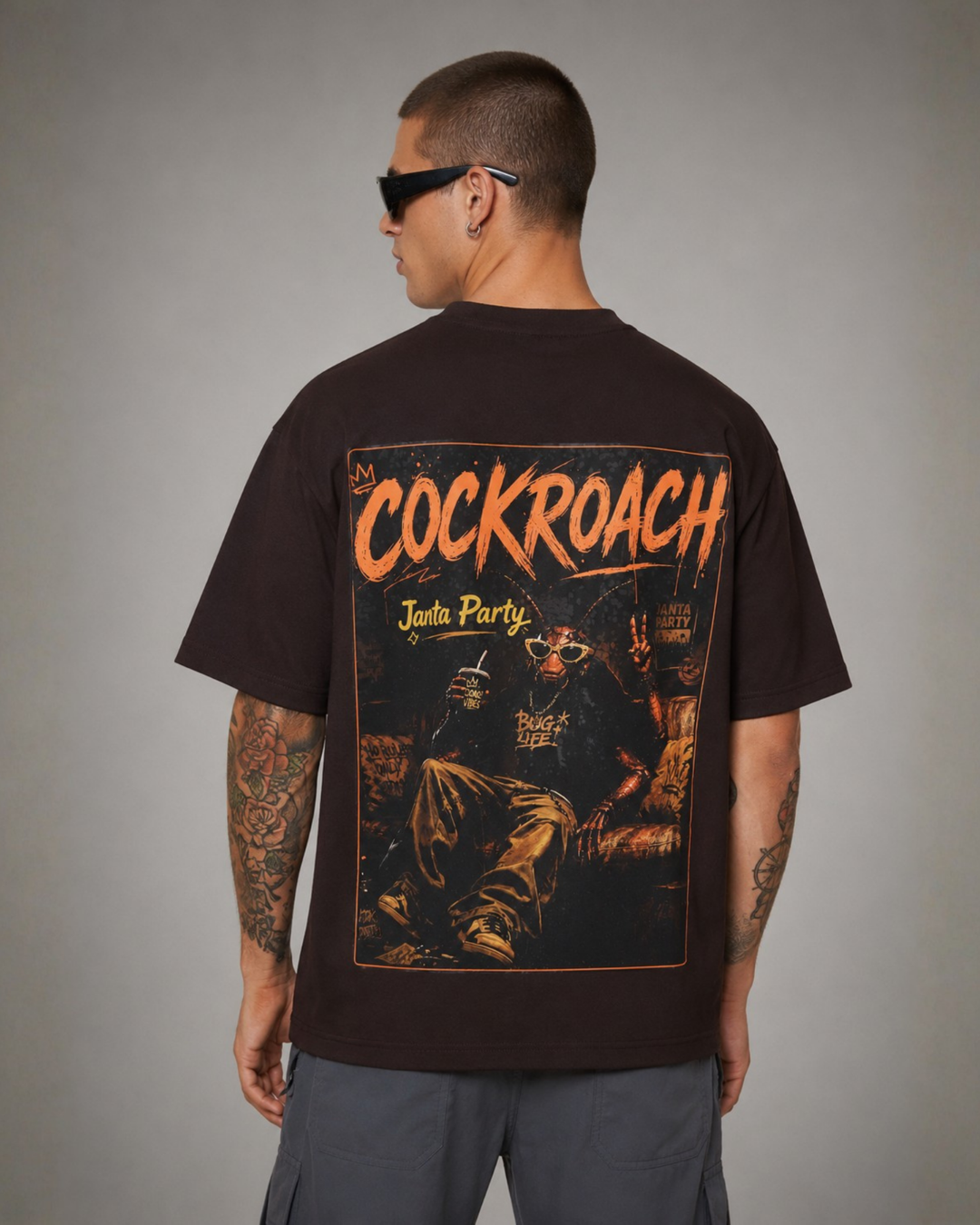 Bug Life Cockroach Oversized Tee